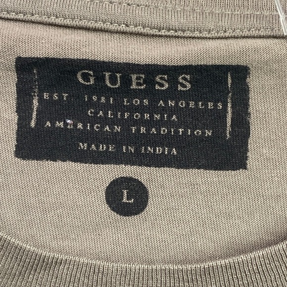 Guess Shirt Mens Large AOP Studded Y2K Grunge Preppy Academia Streetweear - Picture 5 of 9